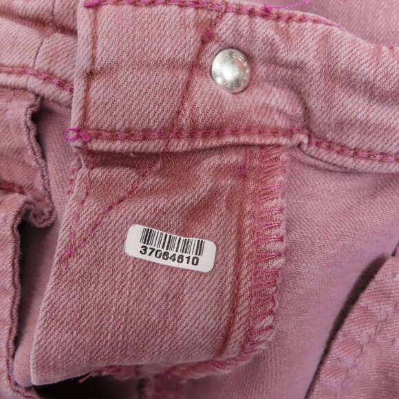 AG Adriano Goldschmied Womens 25 Stevie Ankle Slim Straight Pink Purple Jeans - Picture 12 of 13